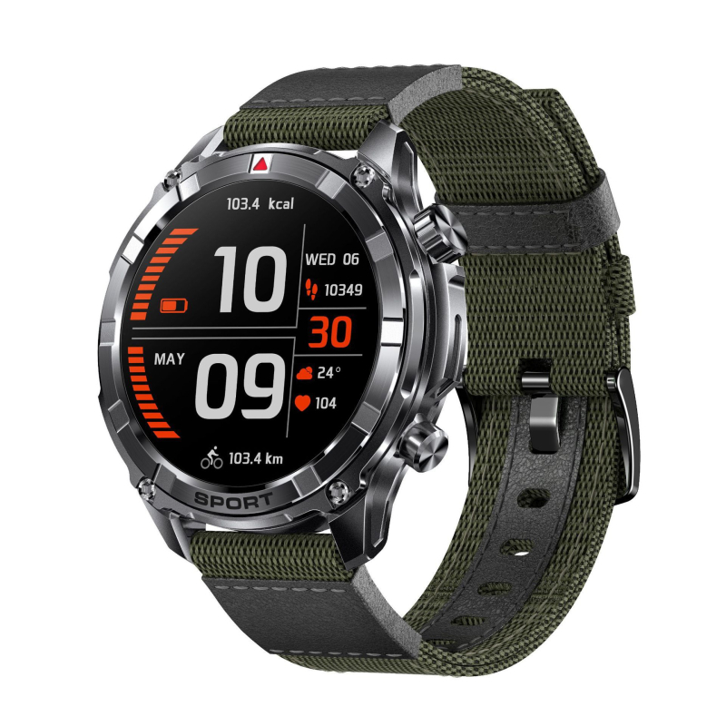 Ceas inteligent i116 cu apel Bluetooth, monitorizare ritm cardiac și tensiune arterială, NFC, monitorizare somn și rezistență la apă