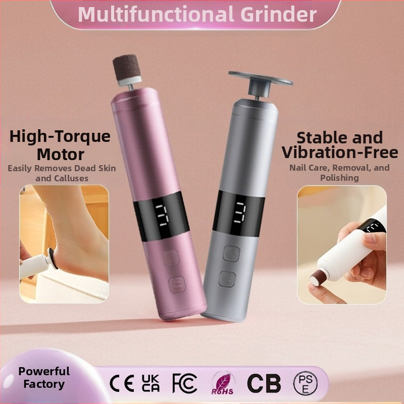 Elektromos talpápoló – 2 az 1-ben köröm- és talpápoló eszköz, hordozható, eltávolítja a száraz bőrt és a kalluszt, modell YS-MJ002, 2025-ben bemutatva