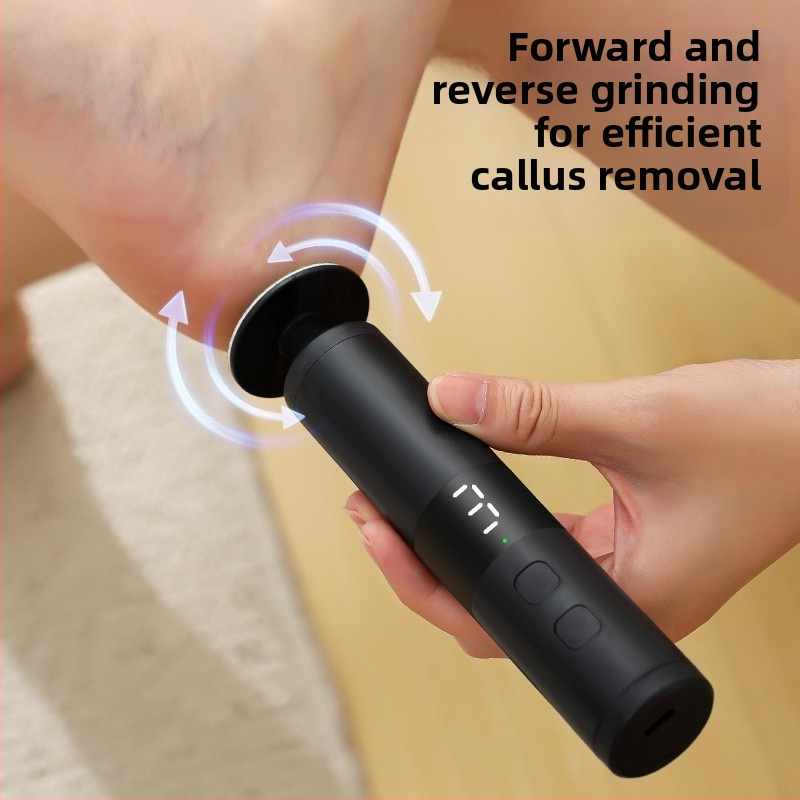 Електрически педикюрен уред за крака – 2-в-1 инструмент за грижа за нокти и стъпала, преносим и мултифункционален за премахване на мъртва кожа и мазоли, модел YS-MJ002, 2025 г.