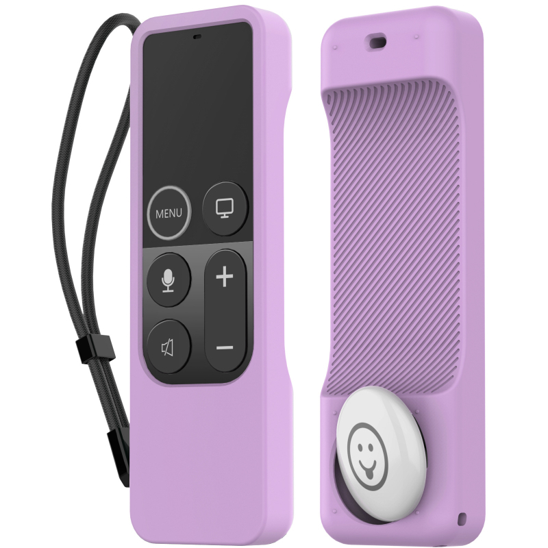 AhaStyle διπλής χρήσης προστατευτικό κάλυμμα σιλικόνης για το τηλεκοντρόλ Apple TV και AirTag — προστασία από πτώσεις, παραμετροποίηση διαθέσιμη