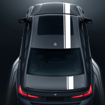 Autó matricák – 3 részes készlet, oldalsó csík hálózatos mintával, öntapadós, szívófejes telepítés