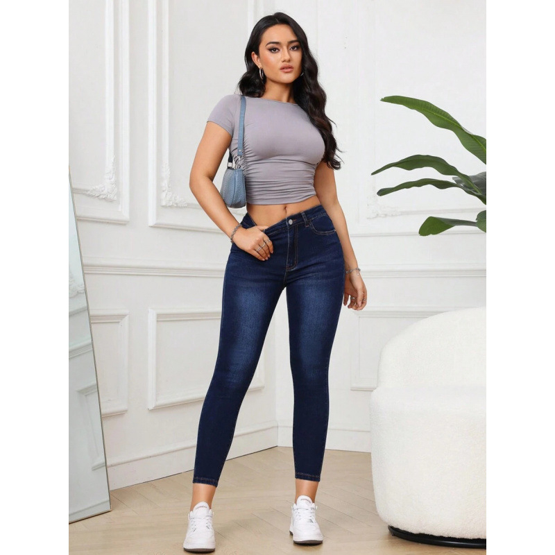 Τζιν Cat Whisker Wash, Slim Fit (Φλίς επένδυση, Μίξη πολυεστέρα, Χωρίς ελαστικότητα)