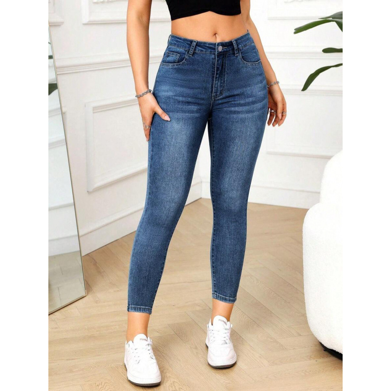 Τζιν Cat Whisker Wash, Slim Fit (Φλίς επένδυση, Μίξη πολυεστέρα, Χωρίς ελαστικότητα)