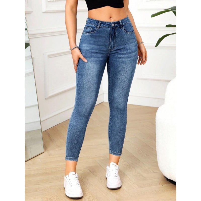 Τζιν Cat Whisker Wash, Slim Fit (Φλίς επένδυση, Μίξη πολυεστέρα, Χωρίς ελαστικότητα)