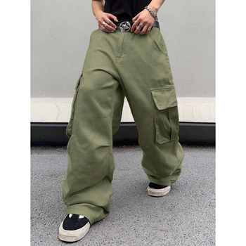 Ανδρικά τζιν από ντένιμ – χαλαρή εφαρμογή, ίσια γραμμή, με φλίς επένδυση, διπλή ζώνη, κλείσιμο με κορδόνι