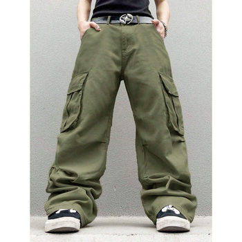 Ανδρικά τζιν από ντένιμ – χαλαρή εφαρμογή, ίσια γραμμή, με φλίς επένδυση, διπλή ζώνη, κλείσιμο με κορδόνι