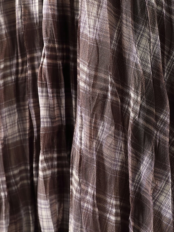 Rūtīga svārki britu stilā, midi garums, A līnija, sietveidīgs audums, 90–95% poliestera