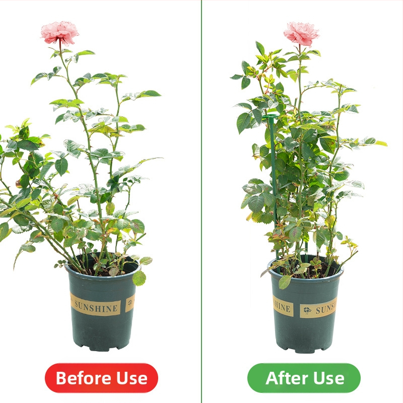 Železná podpora na kvety s jednou tyčou pre vonkajšiu záhradu, vhodná pre šplhajúce ruže a hortenzie