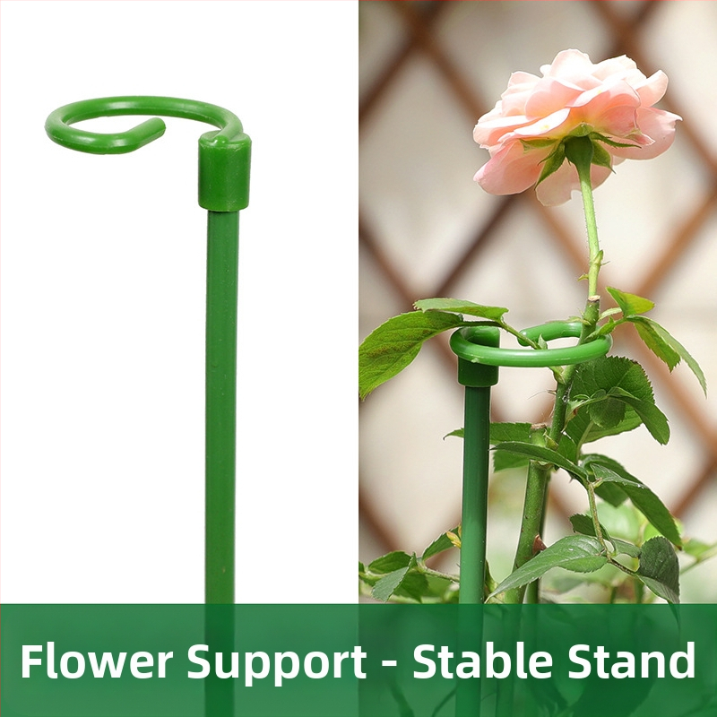 Μεταλλικό στηρίγμα λουλουδιών με μονή ράβδος για εξωτερικό κήπο, κατάλληλο για αναρριχητικά φυτά