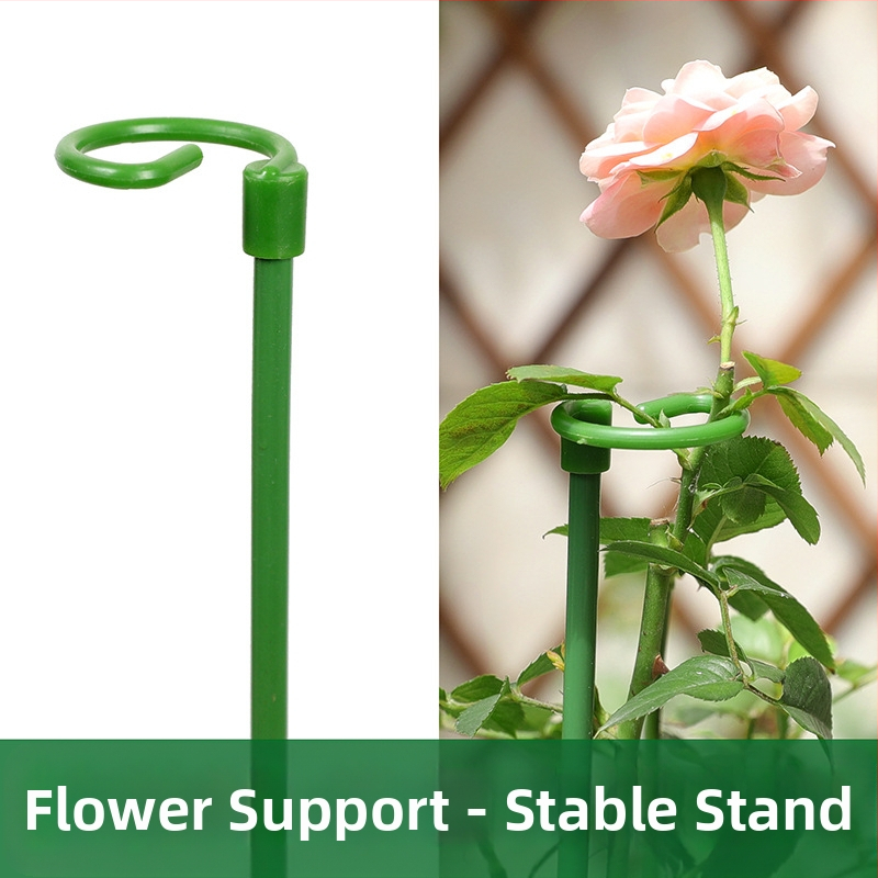 Μεταλλικό στηρίγμα λουλουδιών με μονή ράβδος για εξωτερικό κήπο, κατάλληλο για αναρριχητικά φυτά