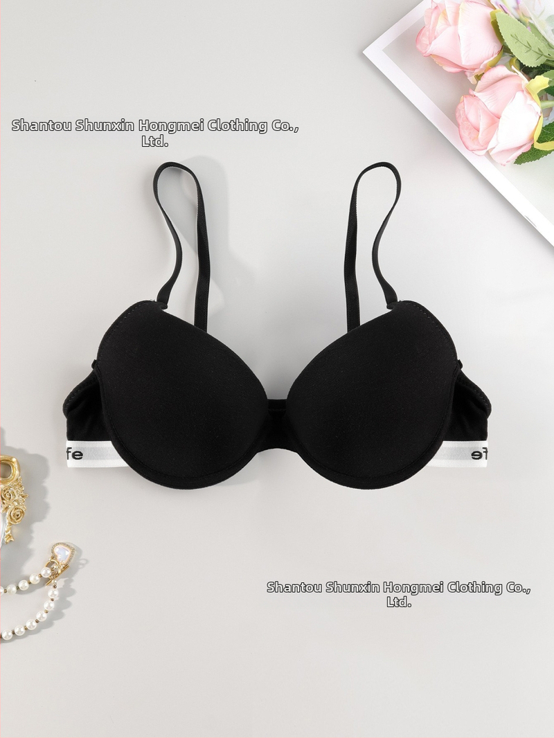 Σουτιέν χωρίς ραφές με μεταλλική ενίσχυση, 3/4 κύπελλο, λεπτό καλούπωμα, βασικό ύφασμα βισκόζη 90–95%, επένδυση από σπάνξ <30%, σταθερές διπλές τιράντες, πίσω κούμπωμα σε δύο σειρές