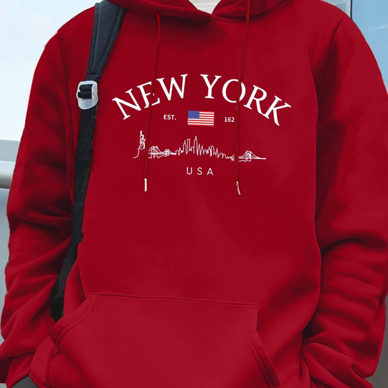 Korėjos stiliaus gobtuvuotas puloveris, poliesterio 96%+, audinio svoris 180–250 g, suaugusiems vyrams, 2025 m. pavasario pristatymas