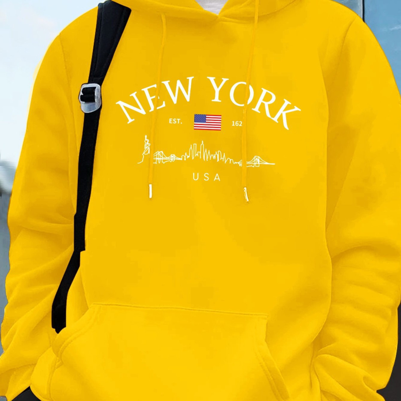 Korėjos stiliaus gobtuvuotas puloveris, poliesterio 96%+, audinio svoris 180–250 g, suaugusiems vyrams, 2025 m. pavasario pristatymas