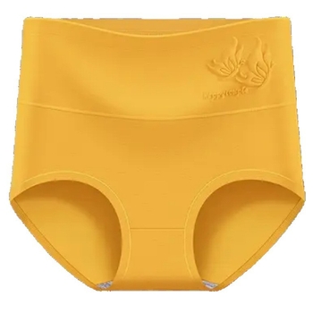 Γυναικείο βαμβακερό εσώρουχο – αντιβακτηριακό και διαπνέον, με σχέδιο πεταλούδας, υψηλή μέση και κάλυψη ισχίων, πλεκτό βαμβακερό ύφασμα