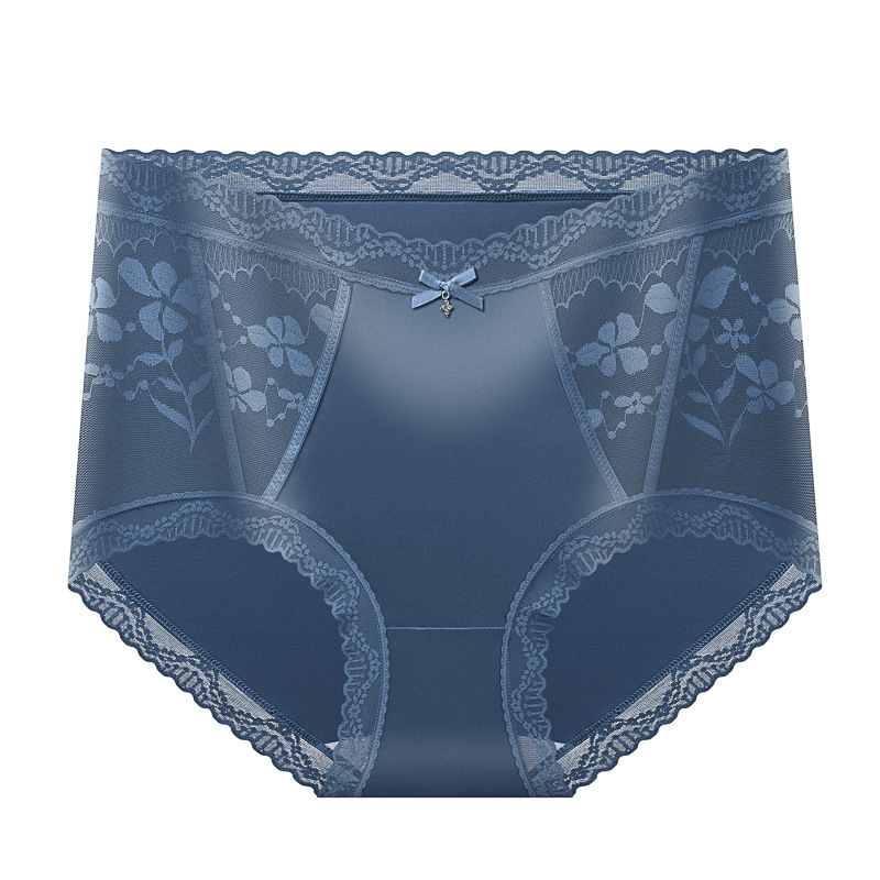 Sieviešu neilona biksītes ar vidēja līmeņa jostu, kokvilnas oderes iekšpusē, elpojošas un ātri žūstošas, vienkrāsainas