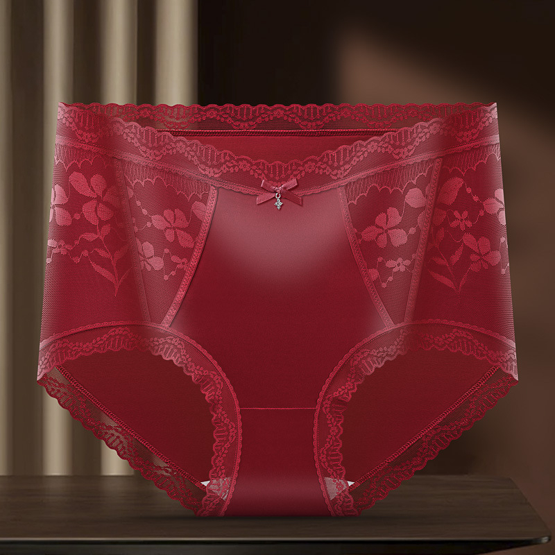 Sieviešu neilona biksītes ar vidēja līmeņa jostu, kokvilnas oderes iekšpusē, elpojošas un ātri žūstošas, vienkrāsainas