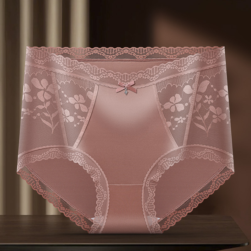 Sieviešu neilona biksītes ar vidēja līmeņa jostu, kokvilnas oderes iekšpusē, elpojošas un ātri žūstošas, vienkrāsainas