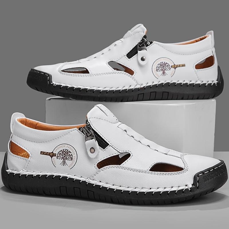 Férfi nyári szandálok - Xishi velúr felső, konopí fonott talp, sportos stílus, nyár