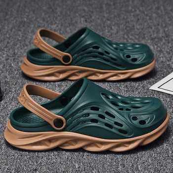 Vyriniai sandalai – EVA viršus, guminis padas, kvėpuojantys, be pamušalo, 2025 metų vasara