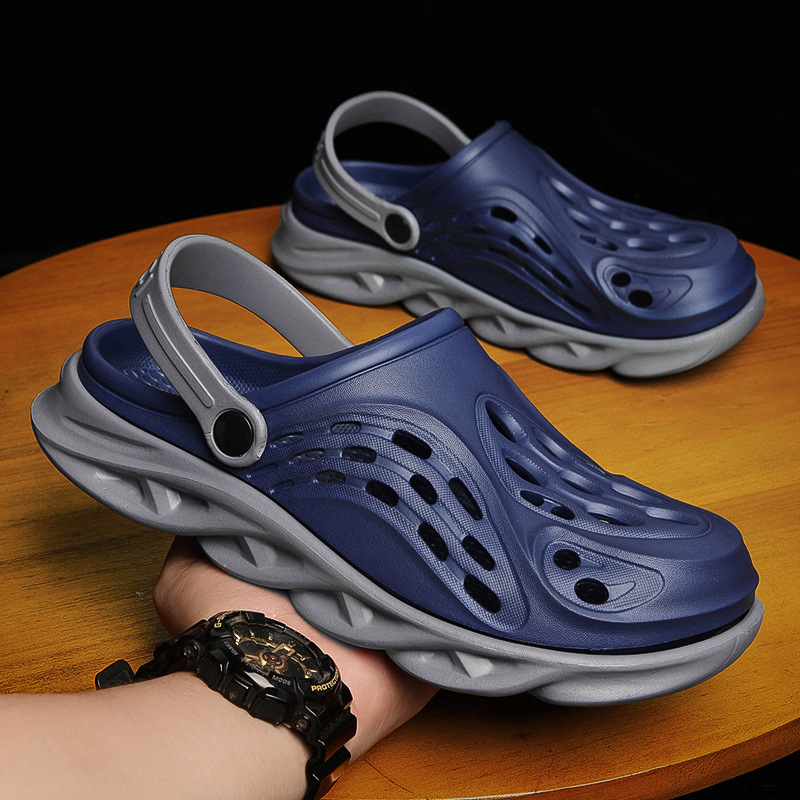 Vyriniai sandalai – EVA viršus, guminis padas, kvėpuojantys, be pamušalo, 2025 metų vasara