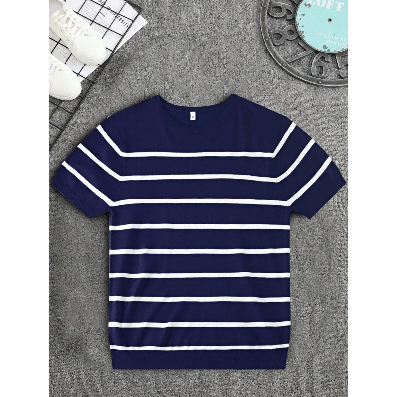 Πλεκτή T‑shirt με μανίκια τύπου Batwing, γιακάς τύπου πουκάμισου, ύφασμα chenille, σχέδιο με ενσωματωμένο μοτίβο, φθινόπωρο 2022