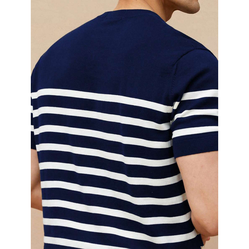 Πλεκτή T‑shirt με μανίκια τύπου Batwing, γιακάς τύπου πουκάμισου, ύφασμα chenille, σχέδιο με ενσωματωμένο μοτίβο, φθινόπωρο 2022