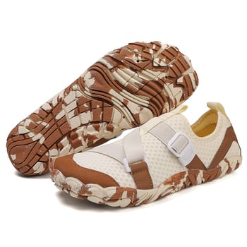 Обувки за водно ходене по река – дишаща горна част fly-weave, гумена подметка, slip-on, унисекс