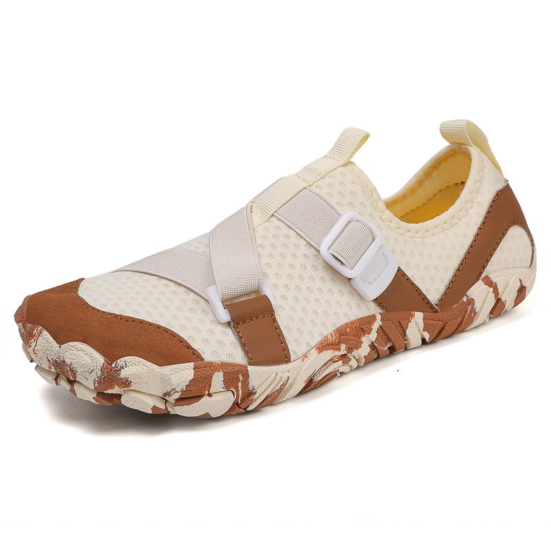 Обувки за водно ходене по река – дишаща горна част fly-weave, гумена подметка, slip-on, унисекс