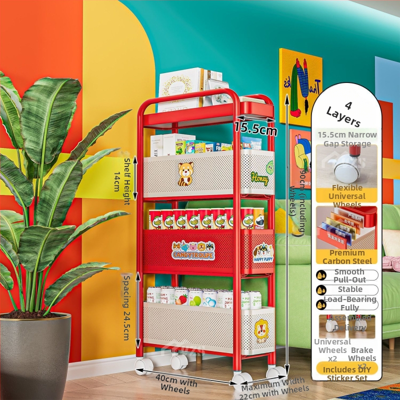 Raft de baie din oțel carbon, pliabil, pe podea, cu coș glisant, 3 etaje