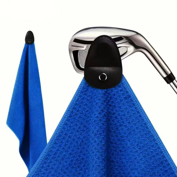 Магнитна голф кърпа от микрофибър, бързосъхнеща и попивaща потта; материал: суперфинно влакно; прежда: 32; тегло: 100–120 g; възможност за персонализирана обработка
