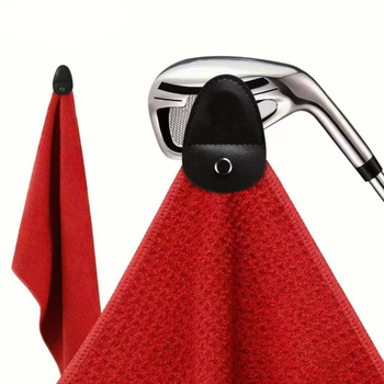 Магнитна голф кърпа от микрофибър, бързосъхнеща и попивaща потта; материал: суперфинно влакно; прежда: 32; тегло: 100–120 g; възможност за персонализирана обработка