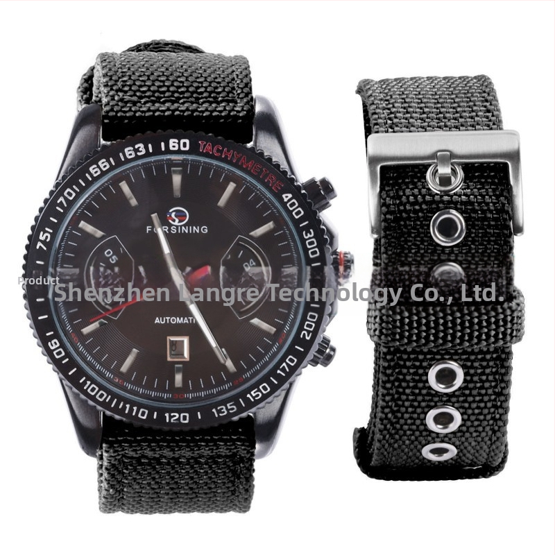 Найлонова плетена каишка за часовник, съвместима със Seiko и Omega, модел JY9, с бързосменяем механизъм, унисекс