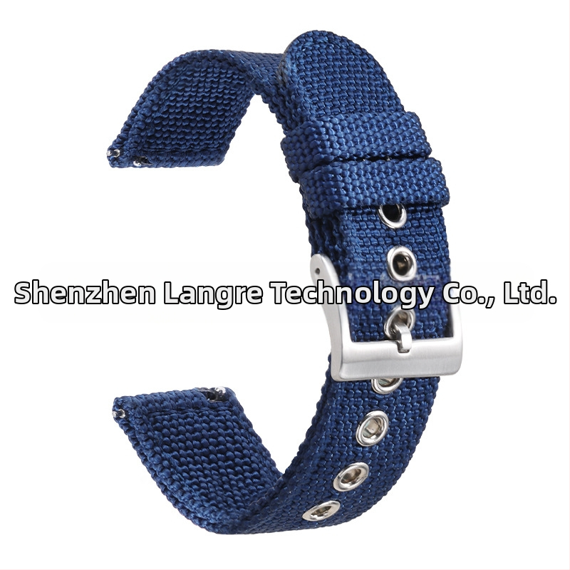 Brățară de ceas din nailon țesut, compatibilă cu Seiko și Omega, model JY9, cu Eliberare Rapidă, unisex