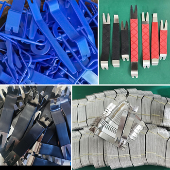 Σετ εργαλείων αφαίρεσης εσωτερικών πάνελ αυτοκινήτου (11 τεμάχια) – Ατσάλι No. 45 + Υλικό PP, για τροποποίηση ήχου αυτοκινήτου και αφαίρεση κλιπ