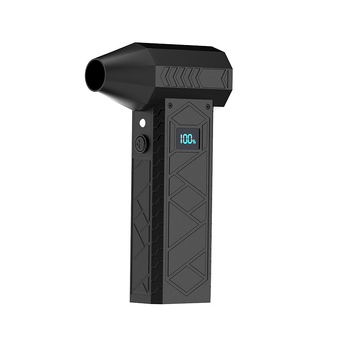 Φορητός ηλεκτρικός ανεμιστήρας τύπου τουρμπίνας με κινητήρα χωρίς ψήκτρες, 6 φτερά, μπαταρία Li-Po 6000mAh, 4 ταχύτητες, απομάκρυνση σκόνης