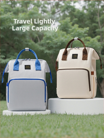 Nailona autiņu soma, liela ietilpība, pilsētas minimalistiskais stils, ūdensnecaurlaidīga un izolēta, dubultās plecu siksnas