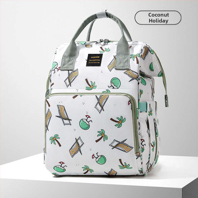 Nailona autiņu soma, liela ietilpība, pilsētas minimalistiskais stils, ūdensnecaurlaidīga un izolēta, dubultās plecu siksnas