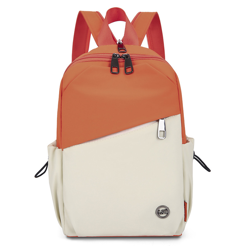 Unisex nailoninė konvertuojama rankinė per petį/krūtinę — gatvės stilius, užtrauktukas, vidinė užtrauktuku kišenė, išorinė kišenė su patch, minkšta konstrukcija, ruduo 2025