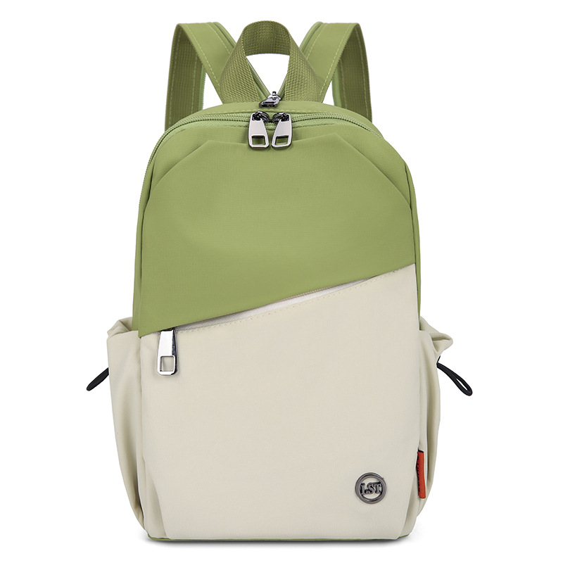 Unisex nailoninė konvertuojama rankinė per petį/krūtinę — gatvės stilius, užtrauktukas, vidinė užtrauktuku kišenė, išorinė kišenė su patch, minkšta konstrukcija, ruduo 2025