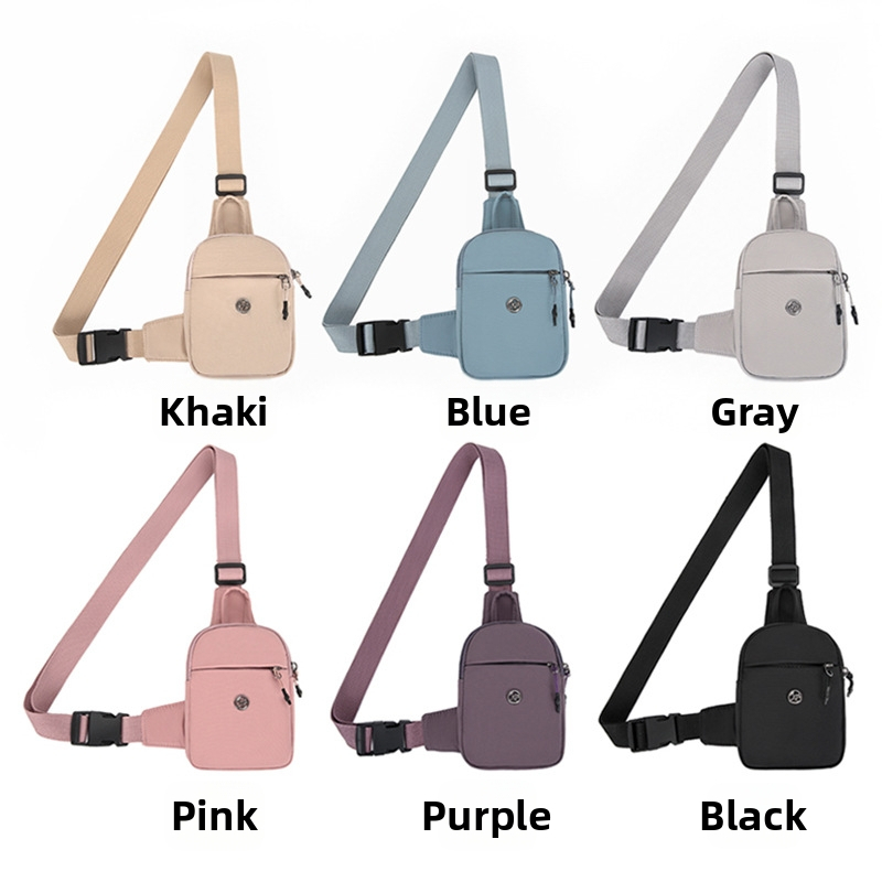 Dámska nylonová taška cez rameno s cylindrickým tvarom, XT-017, zatvorenie šnúrkou, vnútorná kapsa na telefón