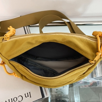 Τσάντα crossbody – καμβάς, στυλ αστικής απλότητας, επένδυση πολυεστέρα, μεσαία σκληρότητα, καθημερινή χρήση