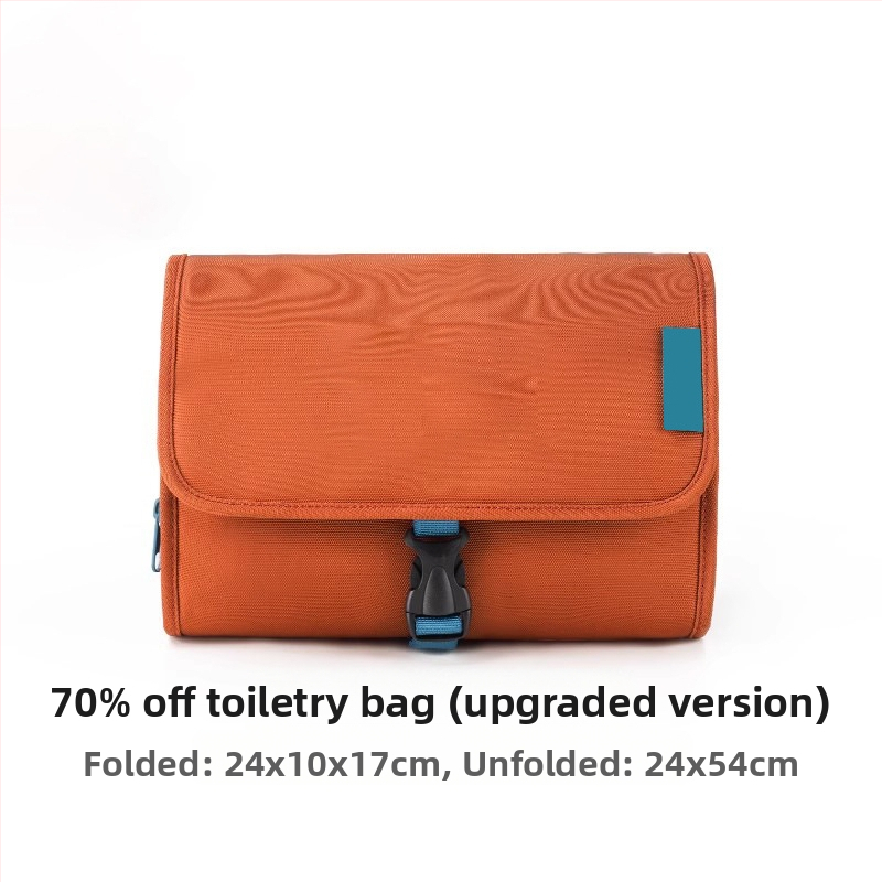 Pārvietojama kosmētikas un higiēnas preču uzglabāšanas soma ar mitro–sausas atdalīšanu un pakarināšanas āķi ceļojumiem, liela jauda – Poliesteris, Daudzfunkcionāla, Ceļošanai