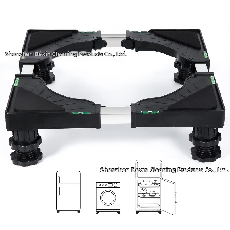 vcpc Регулируема подвижна пластмасова стелаж за пералня и сушилня – 1 слой, аксесоар за домакинството