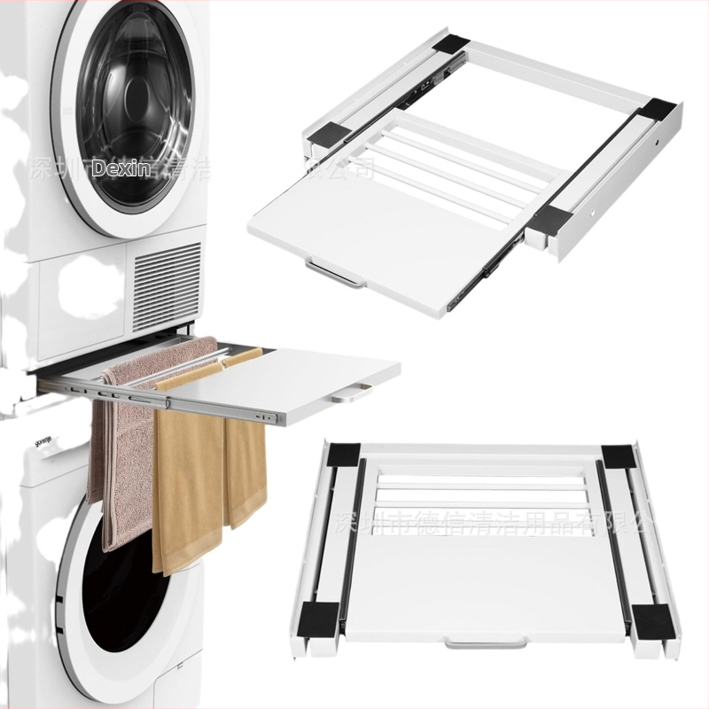 vcpc Ρυθμιζόμενος Μετακινούμενος Πλαστικός Σταθμός για Πλυντήριο-Στεγνωτήριο – 1 Επίπεδο, Αξεσουάρ Οικιακής Χρήσης