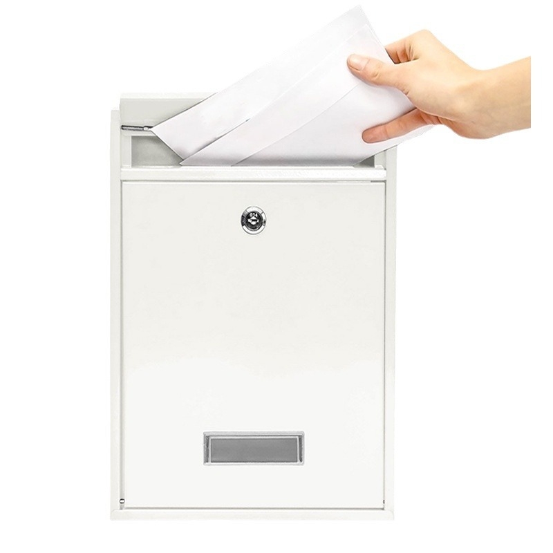 Γραμματοκιβώτιο με κλειδαριά, τοίχου εξωτερικού χώρου, αδιάβροχο, από σίδηρο με αγροτικό σχέδιο (Σίδηρος; Φως Λούξ; Χύτευση)