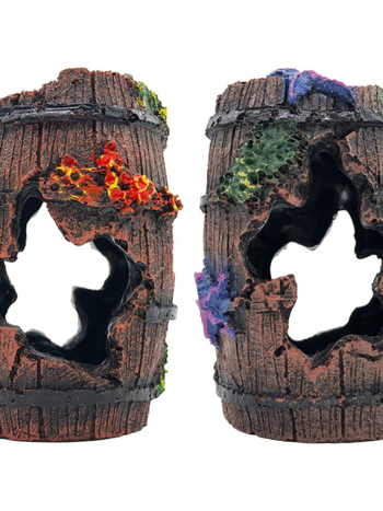 Διακόσμηση ενυδρείου: καταφύγιο-σπήλαιο, κενή δομή για ψάρια και γαρίδες