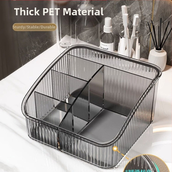 Cutie de depozitare pentru cosmetică și organizator de make-up pentru birou — Material: Plastic; Stil: Modern minimalist; Număr de produs: TTT1005250602; Procesare personalizată: Da