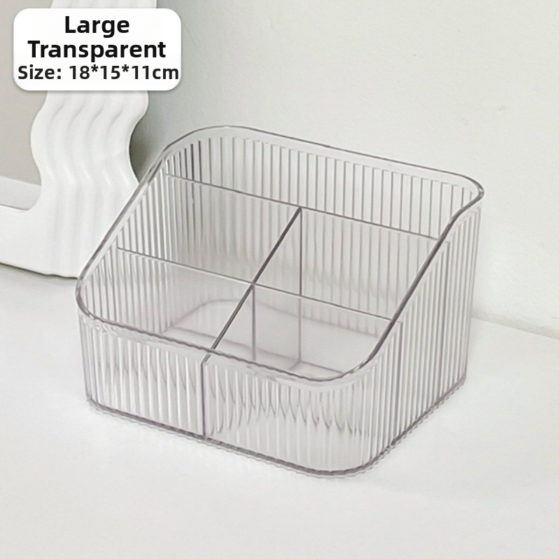 Cutie de depozitare pentru cosmetică și organizator de make-up pentru birou — Material: Plastic; Stil: Modern minimalist; Număr de produs: TTT1005250602; Procesare personalizată: Da