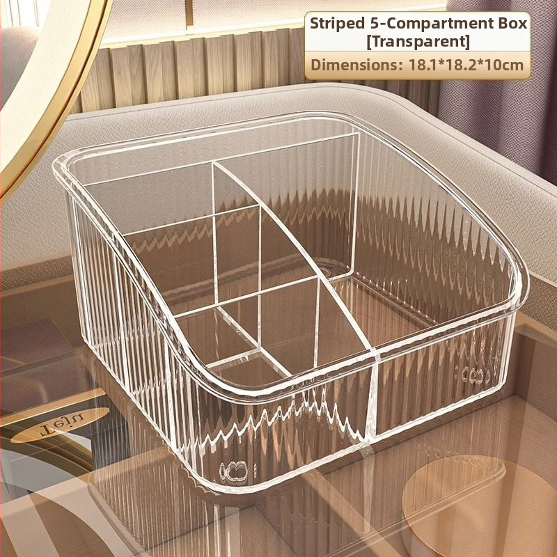 Cutie de depozitare pentru cosmetică și organizator de make-up pentru birou — Material: Plastic; Stil: Modern minimalist; Număr de produs: TTT1005250602; Procesare personalizată: Da