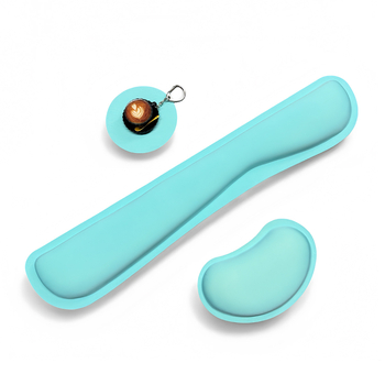 Μικρή επιφάνεια ανάπαυσης καρπού με βάση μνήμης αφρού και καουτσούκ, μηχανική κατεργασία, εκτύπωση λογότυπου